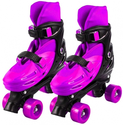 Set patine cu rotile, casca, cotiere si genunchiere, marime L (39-43), diverse culori